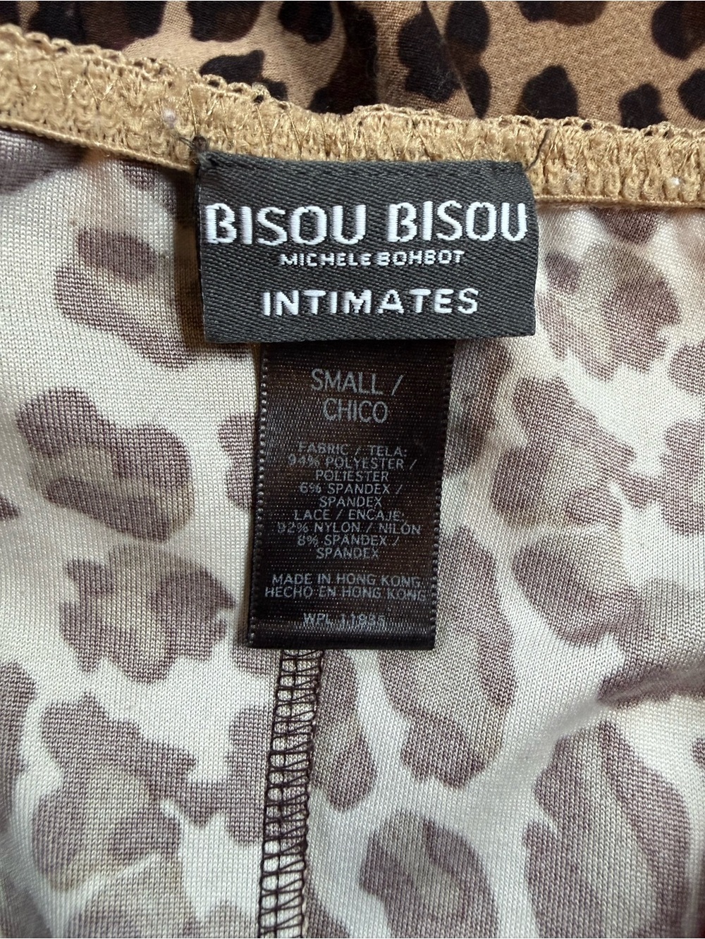 ❌SOLD🏷️Vintage Bisou Bisou Y2K Leopard Print Indie Sleaze Mob Wife Slip Dress - Picture 6 of 6